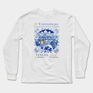 1897 International Art Exposition, Venice Italy Long Sleeve T-Shirt